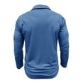 thumbnail image 6 of BRGZLK Men's Fall Golf Shirts 2026 Color Block Regular Fit Long Sleeve Button Up Casual T-Shirts Soft Comfy Stretchy Business Athletic Tee Tops Blue XXL, 6 of 7