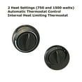 thumbnail image 4 of Optimus 25" Electric Baseboard Convection Heater, Black, 4 of 5