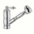 thumbnail image 2 of Whitehaus Collection WHKPSL3-2222-NT-C Vintage Iii Plus Single Hole & Single Lever Faucet with a Pull-Out Spray Head - Polished Chrome, 2 of 2
