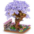 thumbnail image 7 of SKQIT Cherry Blossom Bonsai Tree Building Set, Flowers Tree House Model Sets for Adults, 2200Pcs Micro Bricks Collectible Creative Gifts for Adults, 7 of 7