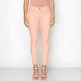 thumbnail image 3 of Women's Ultra Stretchy Classic 5 Pocket Jeggings, Full Length, Large, Peach, Small, 1 Piece, 3 of 8