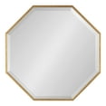 thumbnail image 2 of Kate and Laurel Rhodes Mid-Century Modern Octagon Wall Mirror, 18 x 18, Gold, Chic Geometric Home Decor, 2 of 6