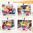 thumbnail image 2 of AugFir Roue de Prix de Table de 18 Pouces, Roue de Prix Rotative avec Support et Base de Rangement, Comprenant une Roue de Prix avec 14 Sections de Couleurs Personnalisables. Costume, 2 of 6