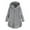 Gray, variant on Winter Clearance 2023 Winter Coats for Women Plus Size Plus Size Button Plush Tops Hooded Loose Cardigan Wool Coat Winter Jacket