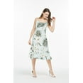 thumbnail image 3 of Hawaii Hangover Women's Hawaiian Mermaid Ruffle Dress Wispy Cereus Black, 3 of 5