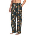 thumbnail image 2 of Balery Cigar print Men's Pajama Pants,Ultra Lightweight Pjs,Lounge Pant-Small, 2 of 9