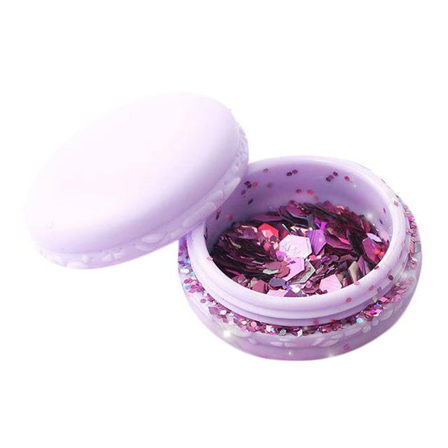 Lentejuelas Holográficas Gruesas con Brillo para Rostro, de Ojos, , Cabello, Maquillaje Corporal 1 rosa oscuro