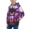 thumbnail image 2 of Gengar Teens Boys Girls Zip Up Hoodies 3d Print Long Sleeve Hooded Sweatshirt Jacket With Pocket Medium, 2 of 8
