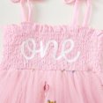 thumbnail image 4 of Emy DolaBaby Girl 1st Birthday Outfits One Year Old Tulle Romper Sleeveless Bodysuit Princess Cake Smash Tutu Dress, 4 of 5