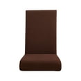 thumbnail image 2 of Nkmbld Chair Covers for Dining Room, High Stretch Chair Slipcovers with Elastic Bottom, Machine Washable Furniture Protector Cover for Home Decor, Brown, 2 of 8