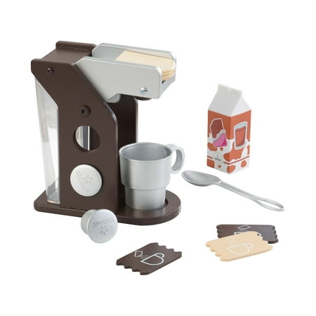 UPC: 0706943633793 | KidKraft Wooden Espresso Coffee Set  Child s Kitchen Play Toy