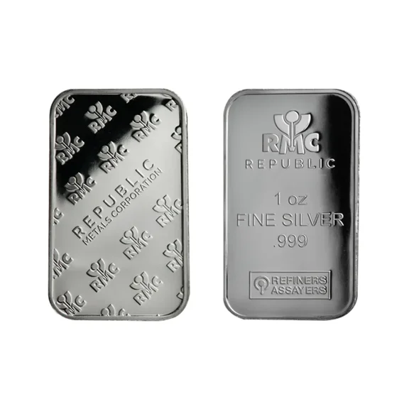 Private Mint Silver Bar Random Collection 1 oz 999 kt Fine