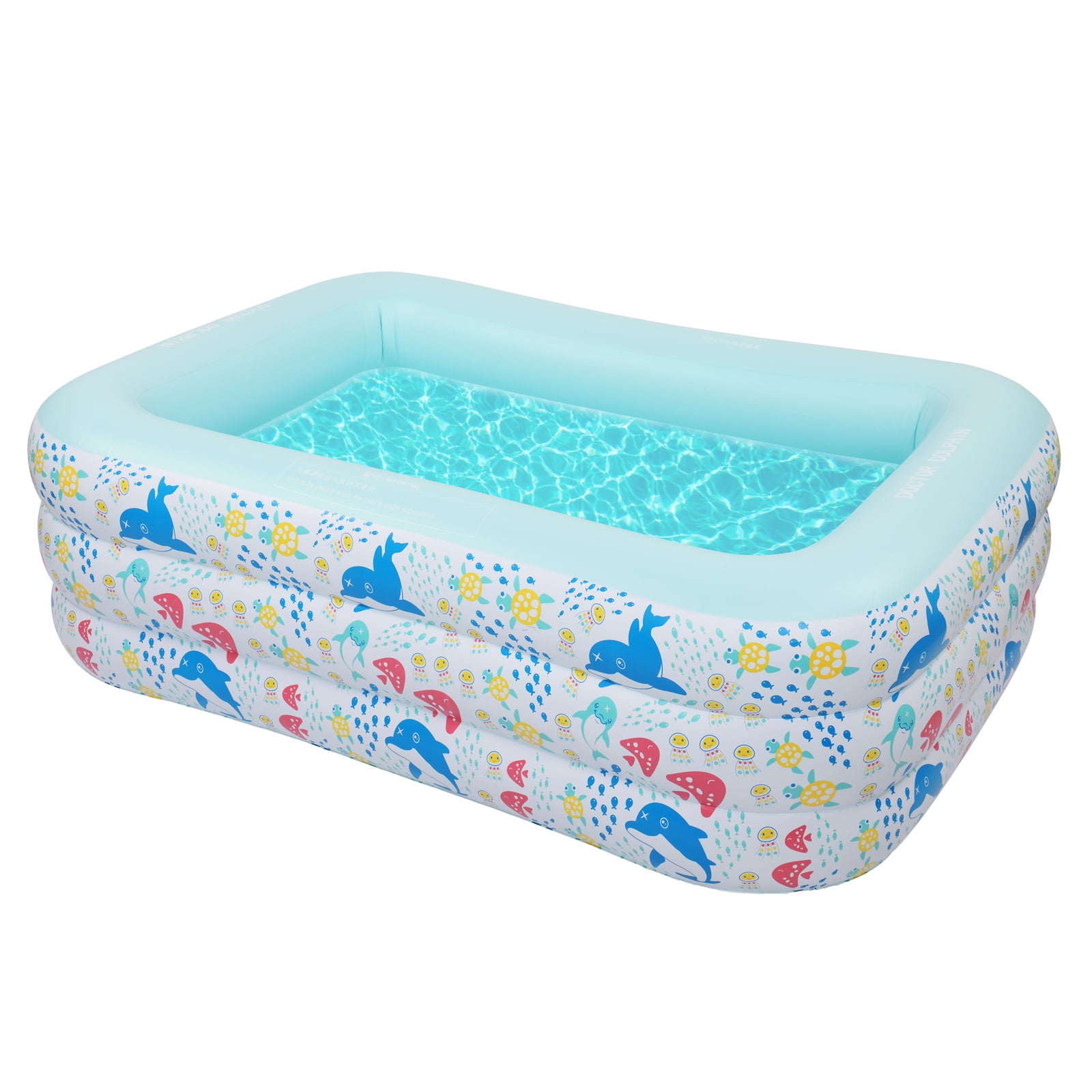 Inflatable Swim Pool for Kids, Thick Wear Backyard Water Pools Party, Dolphin Inflatable Swim Pool for Kids, Thick Wear Backyard Water Pools Party, Dolphin