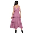 thumbnail image 4 of Moomaya Cotton Casual Sleeveless Spaghetti Strap V-Neck Long Dress For Women, 4 of 6