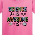 thumbnail image 4 of Inktastic Science is Awesome Molecules and Microscope Youth T-Shirt, 4 of 5