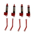thumbnail image 3 of RC , CNC Machined Stable Driving RC Threaded Tele Shocks Prevent Corrosion Rust Resistant Lightweight High Accuracy  For 1/18 RC Crawler Car Red, 3 of 8
