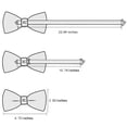 thumbnail image 5 of Conjunto de pajarita Barry.Wang de seda floral preanudada, formal, rojo, 5 of 5