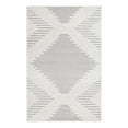 thumbnail image 3 of Unique Loom Kai Collection Area Rug - Warrior (5' 3" x 8' Rectangle Ivory and Gray), 3 of 7