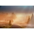 thumbnail image 3 of 1x 18x13 Black Modern Framed Museum Art Print Titled - Motl - Magical morning, 3 of 5