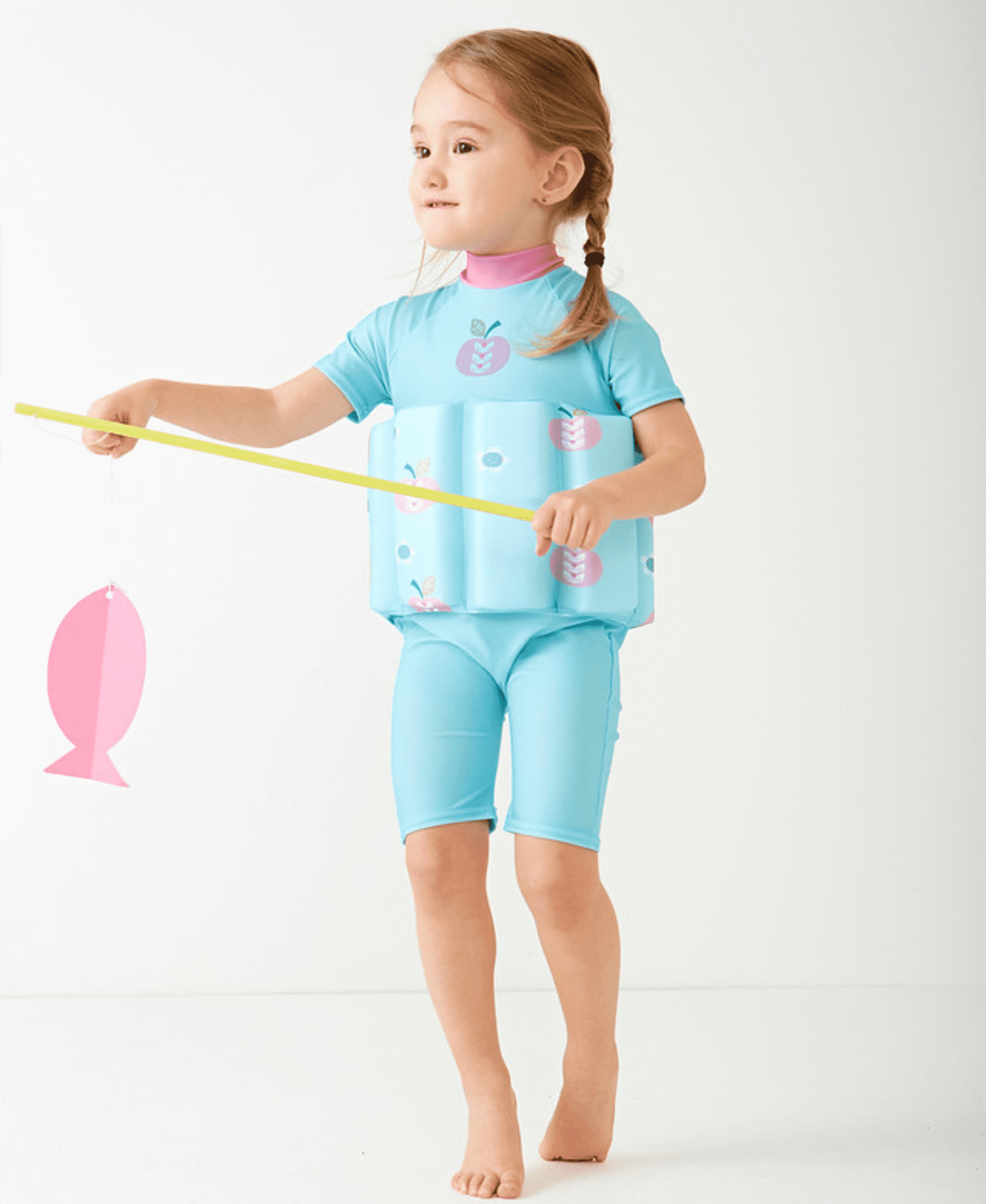 Splash About Girls' UV Sun Protection Floatsuit Apple Daisy 1-2 Years