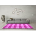 thumbnail image 3 of Ahgly Company Indoor Square Abstract Pink Contemporary Area Rugs, 6' Square, 3 of 4