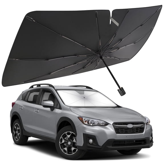Windshield Sun Shade Umbrella for Subaru Crosstrek 2018-2025, Foldable Car Umbrella Sunshade with UV Block Front Window Cover (Heat & Sun Protection)