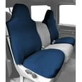 thumbnail image 2 of CalTrend Front Highback Buckets Tweed Seat Covers for 1984-2001 Jeep Cherokee - JP109-04TA Blue Insert and Trim, 2 of 2