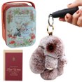 thumbnail image 1 of Llavero Encantador Del Animal Kawaii Coche Con La Lata, 1 of 9
