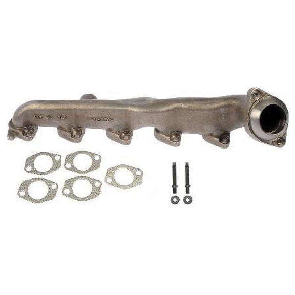 Left Exhaust Manifold - Compatible with 2000 - 2004 Ford F-250 Super Duty 6.8L V10 - Dorman