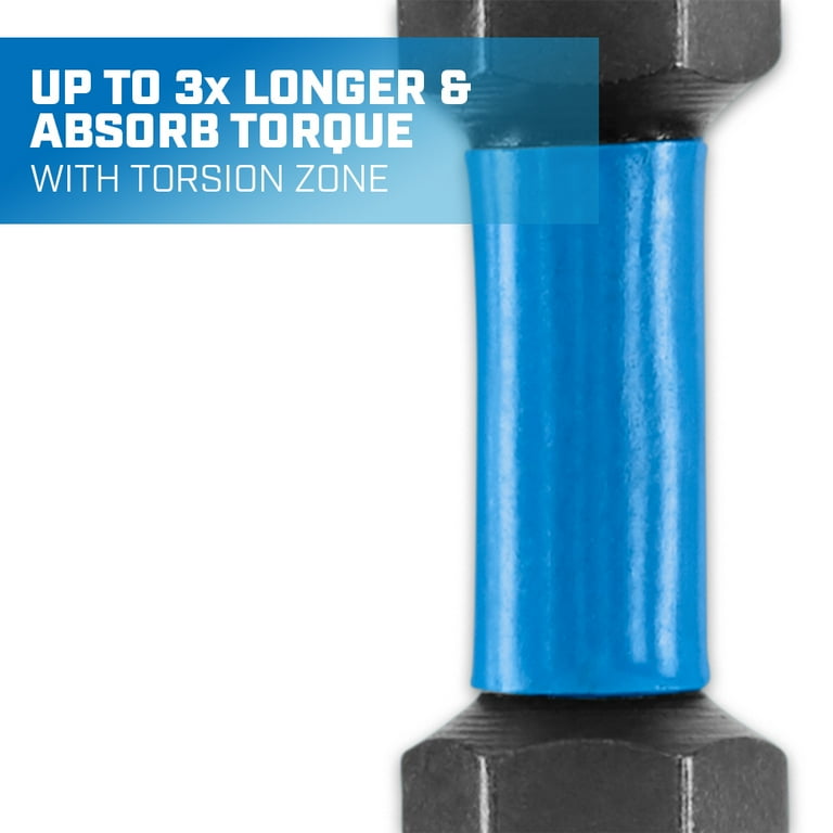 HART 5-Piece Impact Drive Bit Set (T25) with Magnetic Sleeve