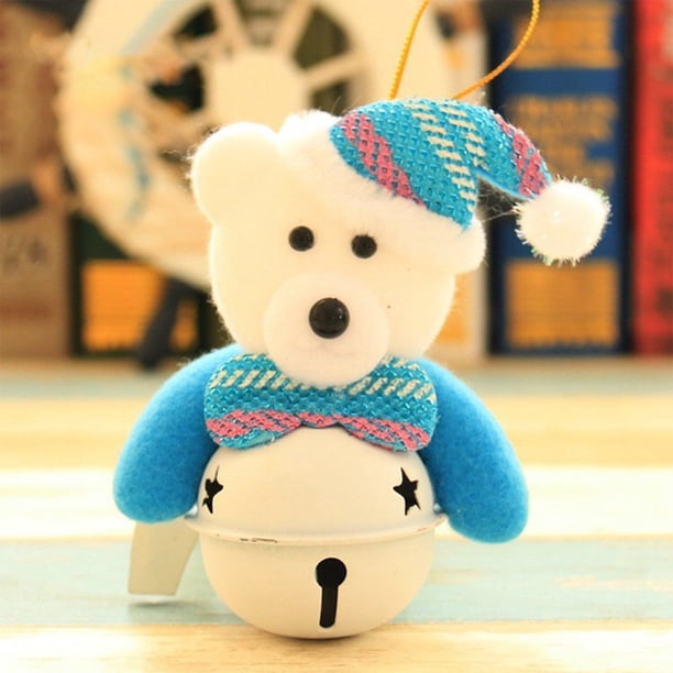 Adornos de tela navideños - Adornos de anciano, muñeco de nieve y renos, 7x5x10cm, set de 3 para árbol y decoración navideña