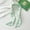 E, variant on Nvzi-c Elegant Personalized Scarf, Green Series Long Stripe Scarf, Thin Narrow Strap, Neck Tie, Hair Tie Bag Decoration, Hand Gift Ribbon -1 piece (C)