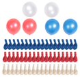 thumbnail image 2 of Paquete De 60 Globos Rojos Blancos Y Azules Fiesta LáTex 12 Pulgadas DecoracióN Para Fiestas CumpleañOs Todas Las Ocasiones, 2 of 10