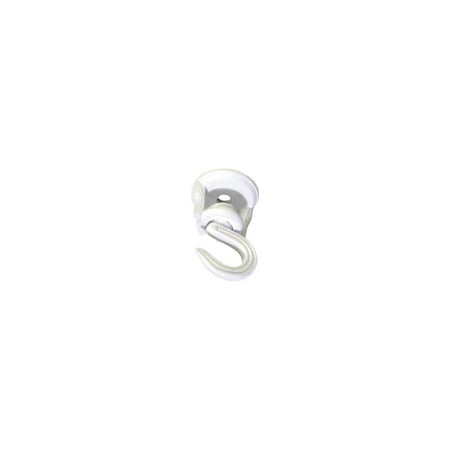 

122286 Ceiling Hook Swivel White - Quantity 5