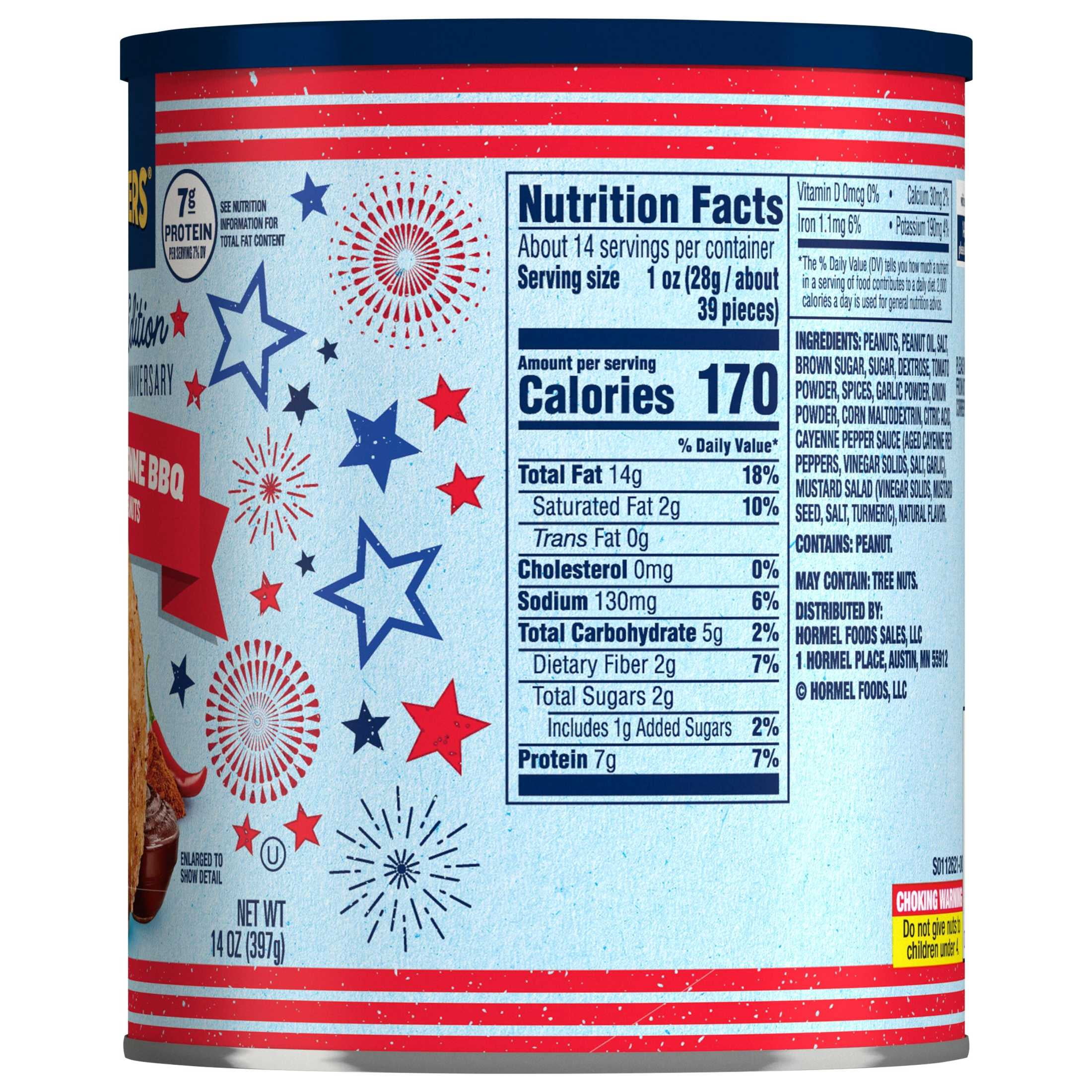 PLANTERS 14oz Sweet Cayenne BBQ Peanuts