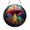 Acrylic 3.5 Inch, variant on Abstract Synesthesia Mushroom Stained Glass Suncatcher Window Hanging, Vibrant Artistic Expression Decor