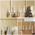 thumbnail image 2 of Simple Style Door Back Hanger Storage Hook Multipurpose Space Saving No Drilling Steel 1pc, 2 of 6