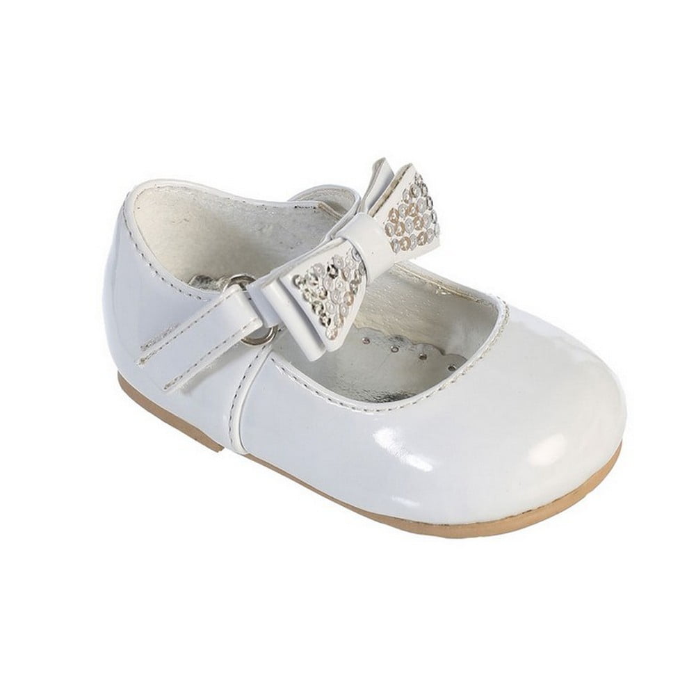 baby girl white patent leather shoes