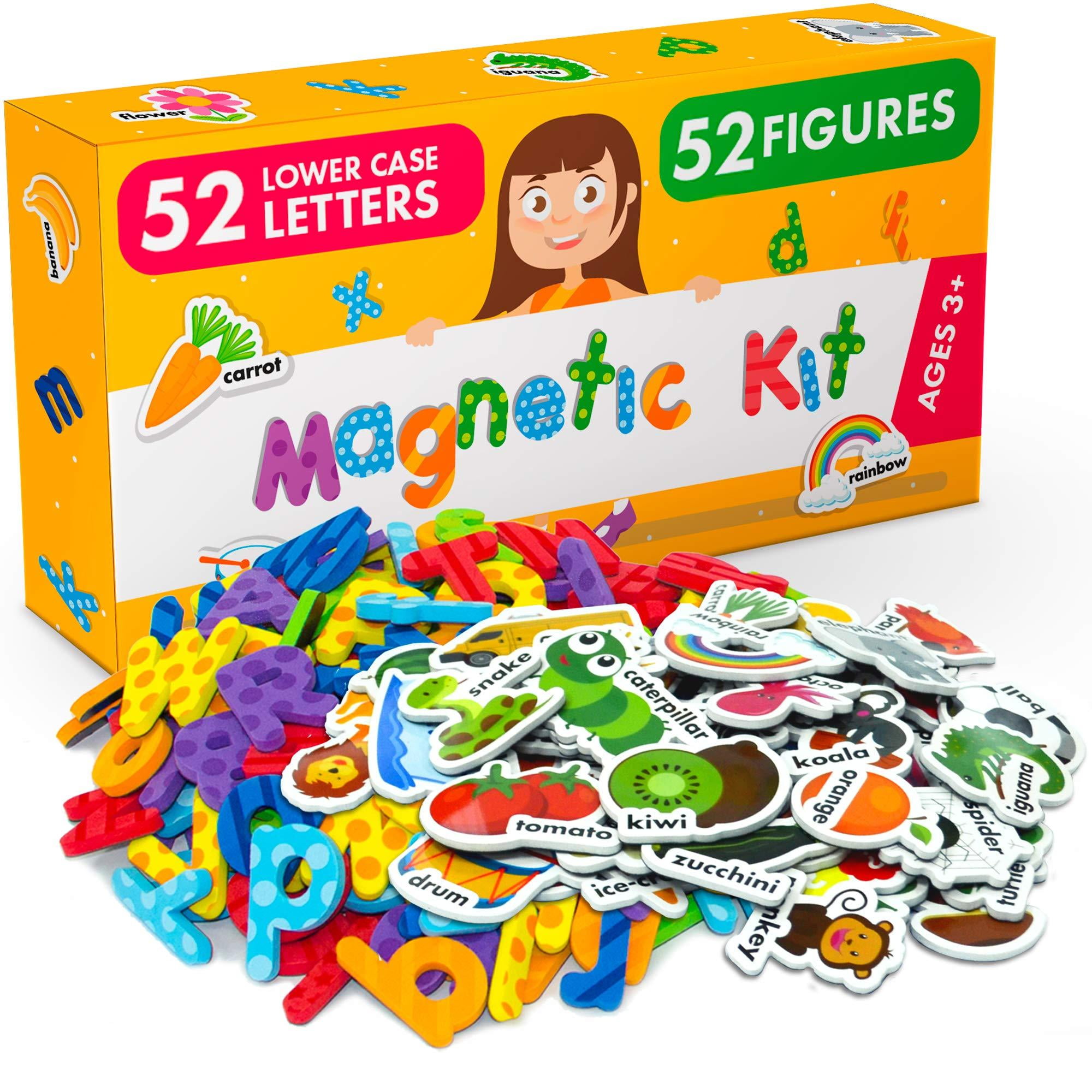 Fridge Magnets Animal Refrigerator Magnetic Toy For Toddler Kids Letters 