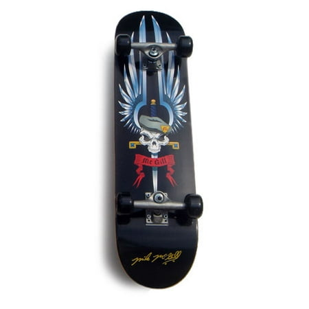 Mike McGill Air Speed Pro Series Skateboard with Trick Instruction Sheet (Blades Skull)