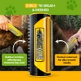 thumbnail image 5 of King Komb Dog Shedding Brush - Ultimate De-shedding Tool for Pets - Help Reduce Dog Shedding Self Cleaning.  Safe for Dogs, Cats & Horses, 5 of 14