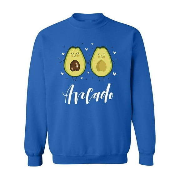 Valentine's Day Avocado Couple Sweatshirt Women -Image by Shutterstock, Female XX-Large