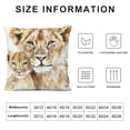 thumbnail image 5 of 1PC, lion cub watercolor Pillow Case, Home Furnishing, 5 of 5