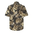 thumbnail image 4 of AHTJRT Stylish Men's Camouflage Print Button Down Short Sleeve Shirt Multicolor L, 4 of 5