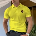 thumbnail image 5 of Men's LionHead Design 100% Cotton Polo Shirt, 5 of 16