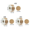 thumbnail image 5 of 500pcs Roll Of Brown Kraft Round Craft Sticker Adhesive Labels For DIY Projects And Holiday Celebration Strong Adhesion, 5 of 7