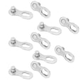 thumbnail image 3 of Bike Chain Link, 5 Pairs Steel Missing Quick Release Link, for 6 7 8 9 10 Speed Bicycle Chain, Lightweight Backpack Size, 6.5MM, Steel Bicycle Missing, 3 of 7