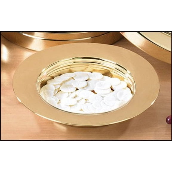 Christian Brands Church Stacking Bread Plate-Brss