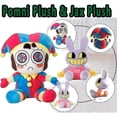 thumbnail image 5 of Stuffed Animals Jax And Pomni Digital Circus Horror Cute Stuffed Plushies 2pc Set For Birthdays And, 5 of 5