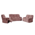 thumbnail image 4 of Massage Chairs, Single Recliner, Pink Living Room Recliners,Velvet Power Recliners, Furniture Primary Living Space Recliners & Massage Chairs Single Recliner, 4 of 7